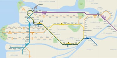 Van设施的地图