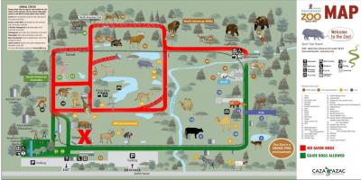 地图温哥华动物园